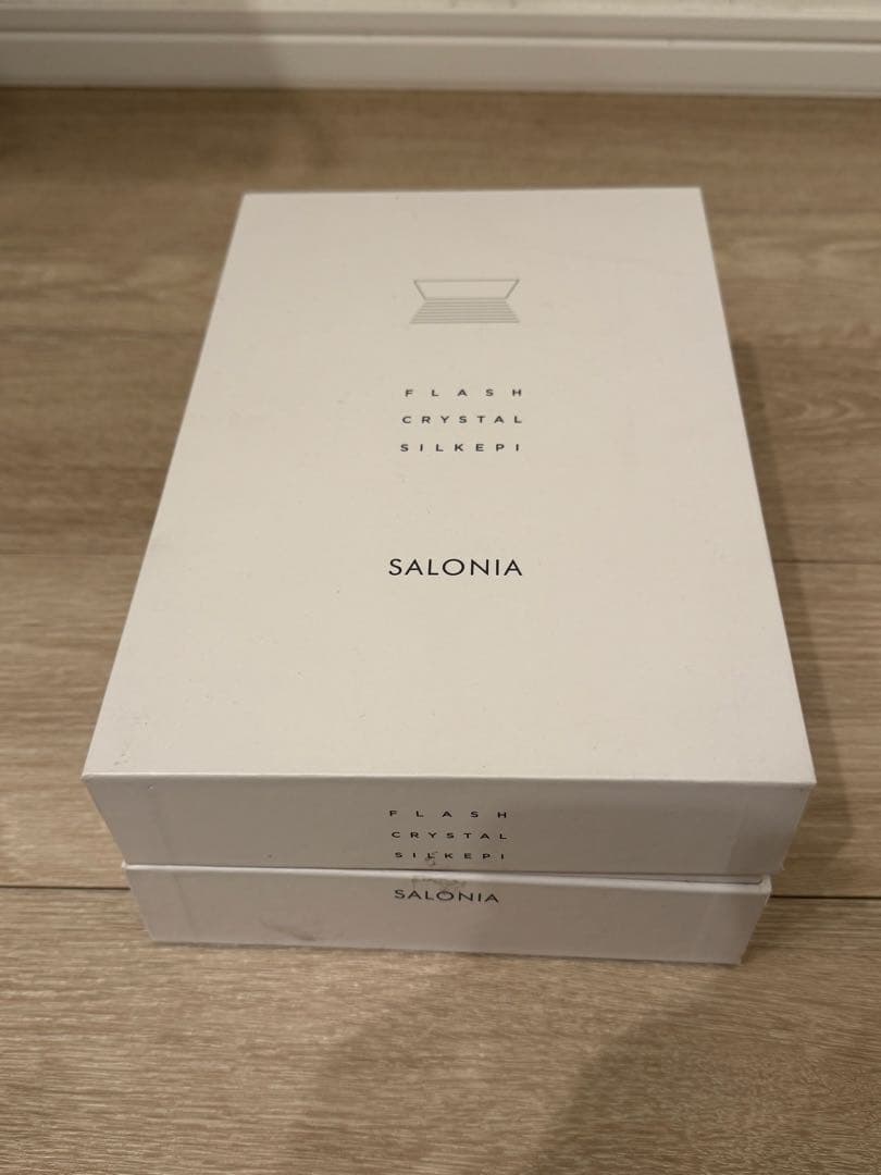 SALONIA フラッシュクリスタルシルキー 脱毛器