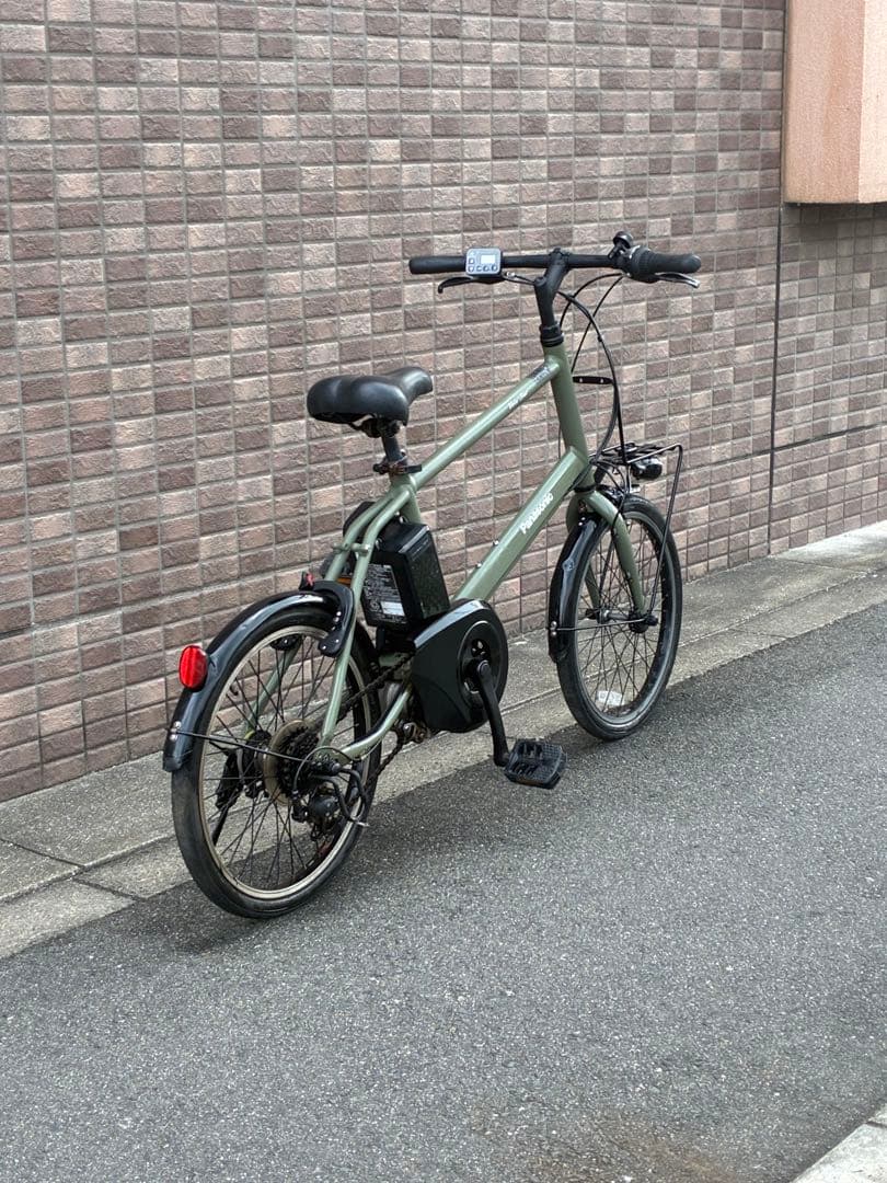 ミニベロ　2倍走ります。大容量バッテリー　ベロスターミニ