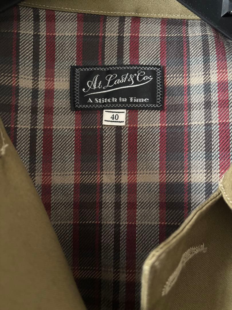 【最終値下げ】Atlast&Co 25AW Riding Coat 40