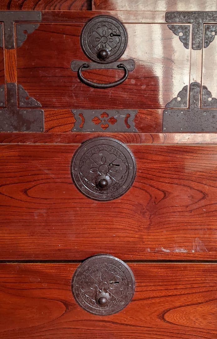 限定価格/和箪笥 古箪笥 民芸家具 多引き出し 木製収具 飾り棚 古道具 和家具