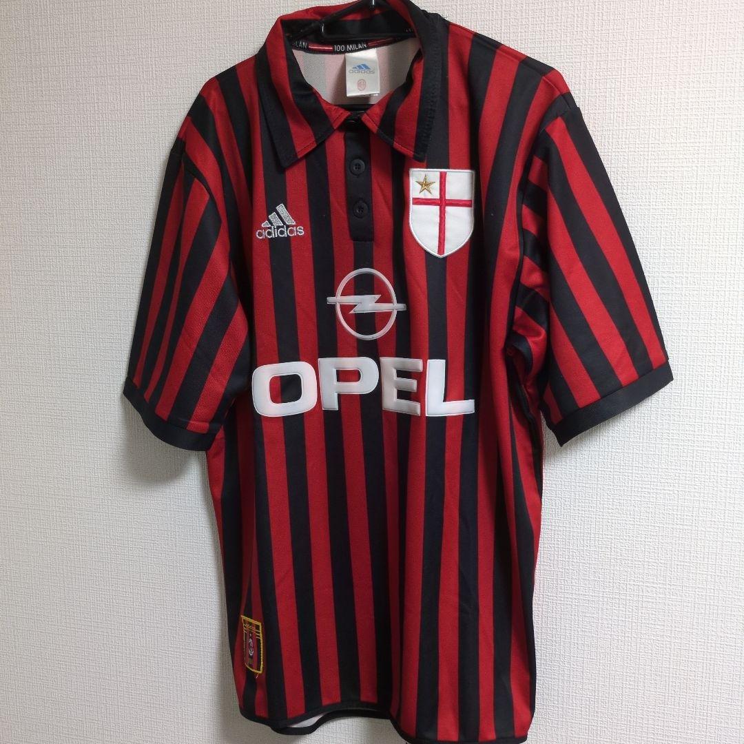 ACミラン ユニフォーム　サッカーシャツ　ゲームシャツ　adidas