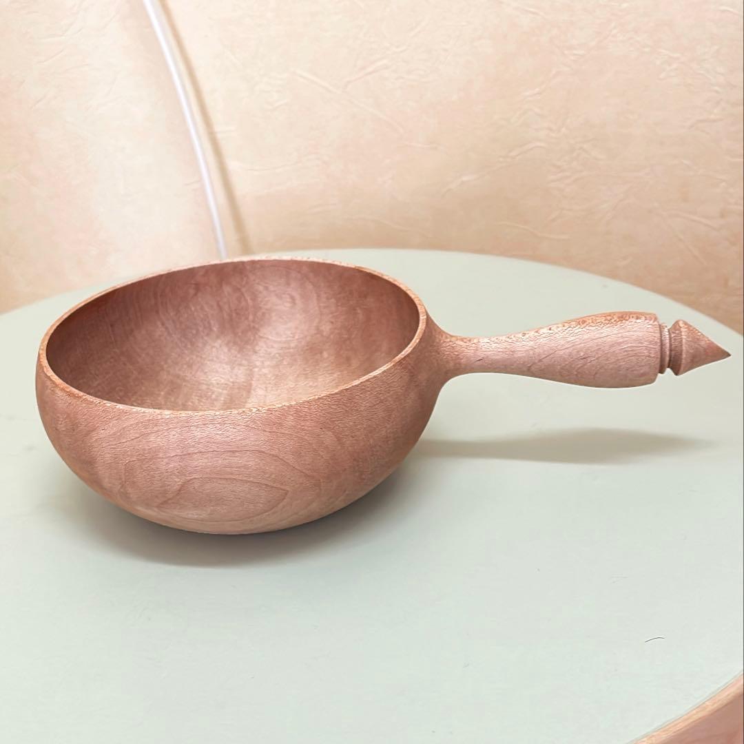 木製持ち手付きボウル　中西健太