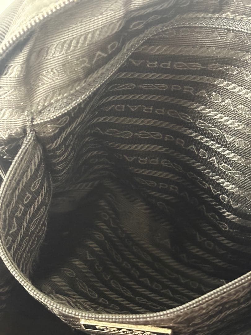 美品PRADAナイロントート黒TESSUTO CITY大容量ミニボストンギャラ有