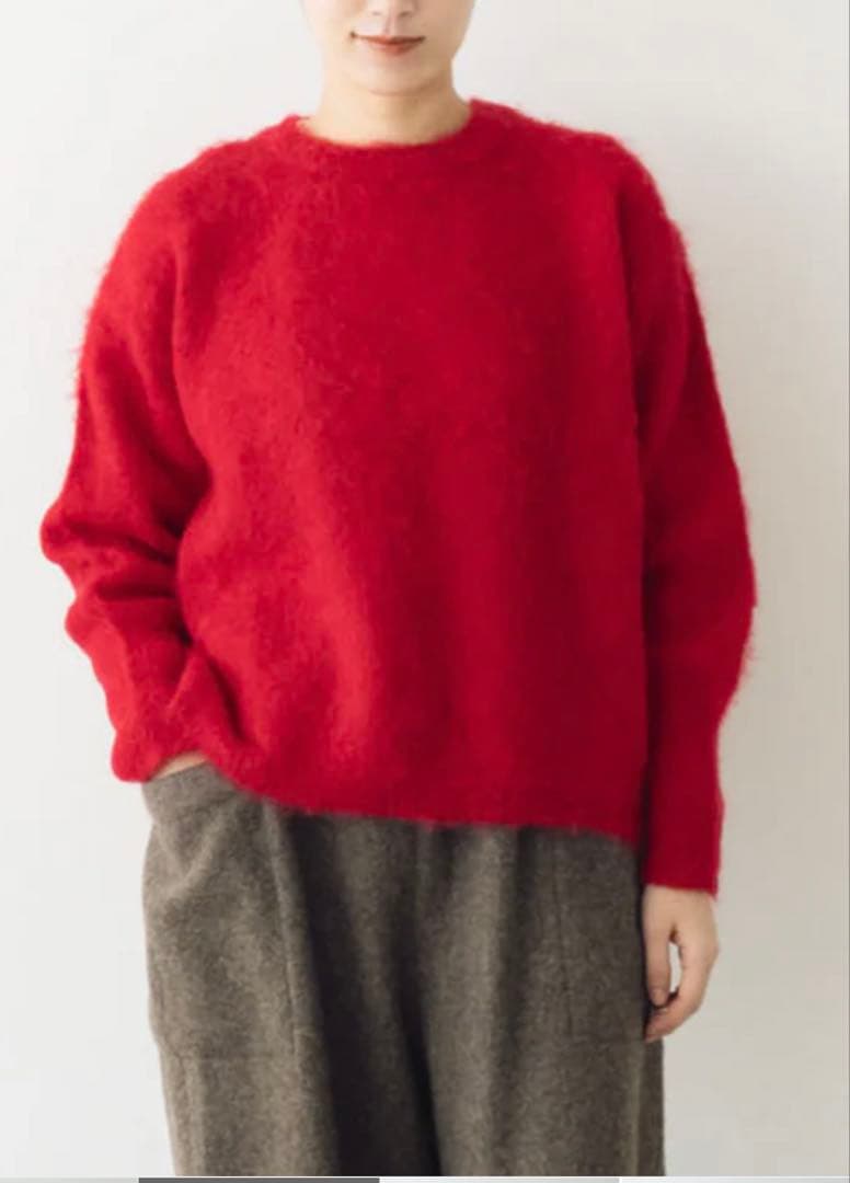 【shiiita】comm. arch. モヘア プルオーバー