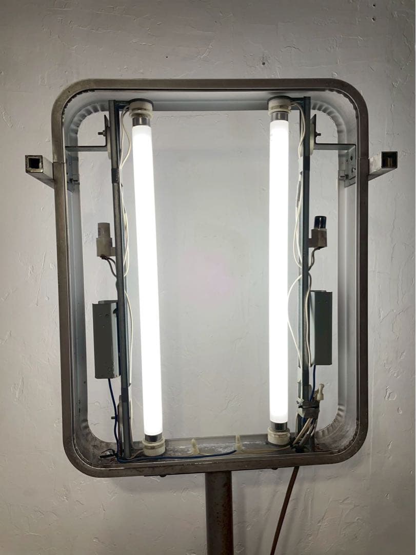 希少 レトロ ポラロイド 店頭 看板 電飾看板 Studio Express