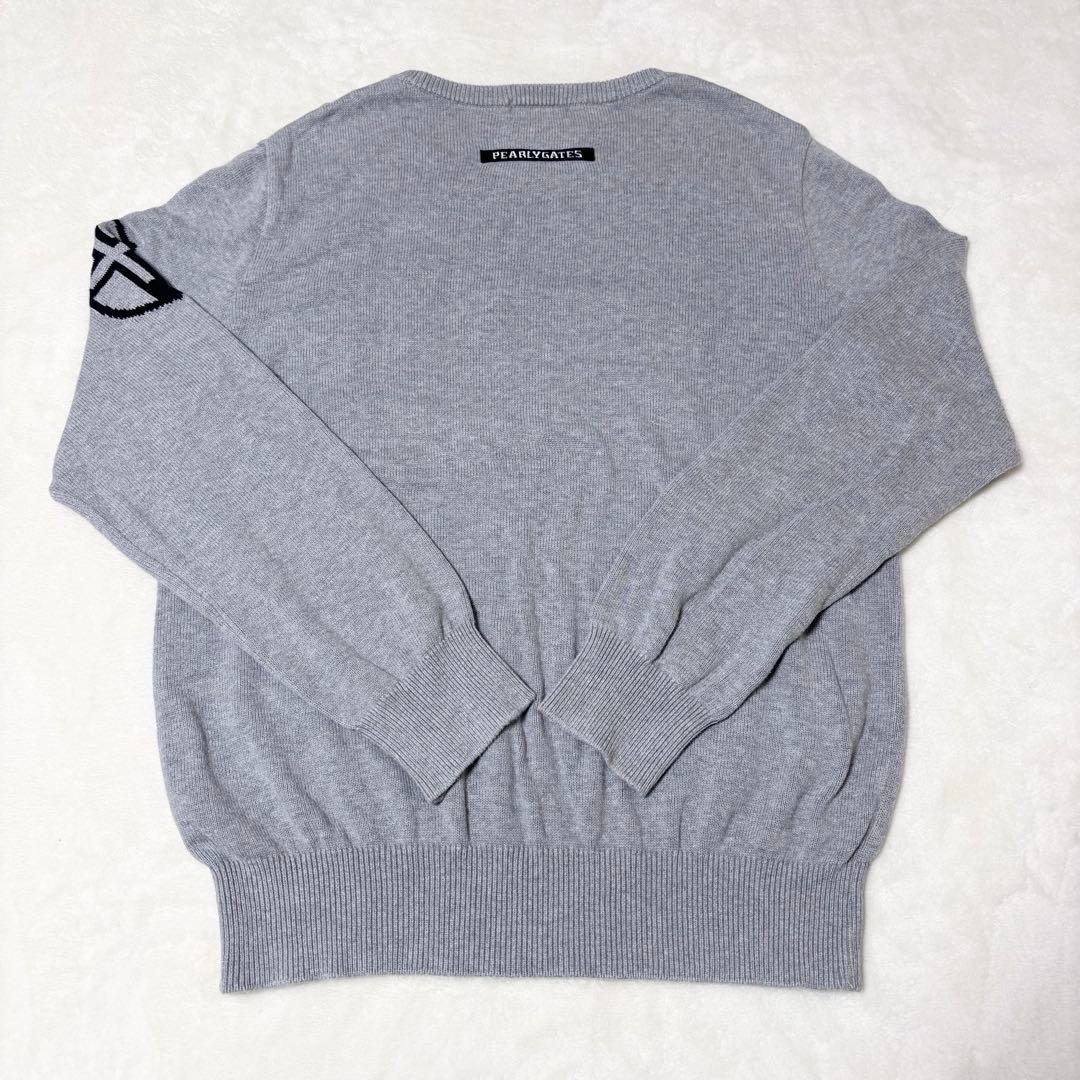 【新品】PEARLY GATES パーリーゲイツ　クルーネックセーター　サイズ5
