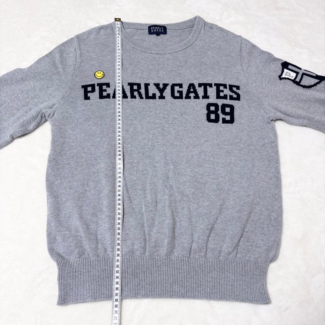 【新品】PEARLY GATES パーリーゲイツ　クルーネックセーター　サイズ5