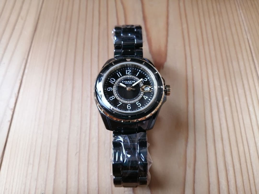 COACH　プレストン　レディース腕時計　ブラック