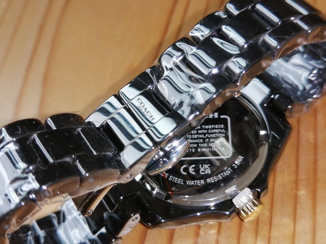 COACH　プレストン　レディース腕時計　ブラック