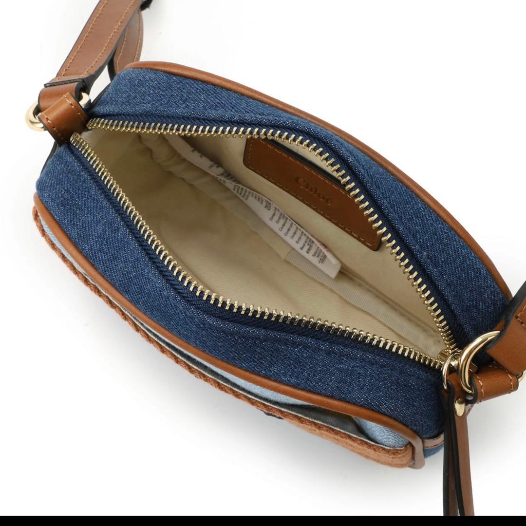 クロエ Chloe ショルダーバッグ キッズ デニムブルー c20276