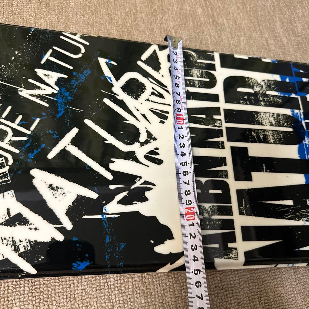 スノーボード(黒色ベースに青、白色文字)美品‼️　カバー付き‼️
