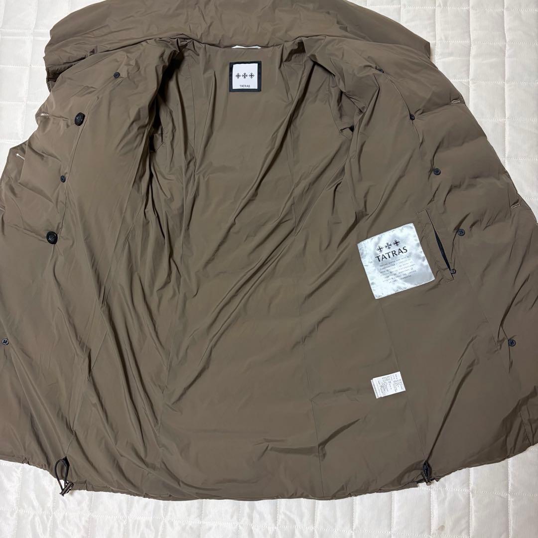 【美品 L】TATRAS タトラス 最高級　ダウンジャケット コート