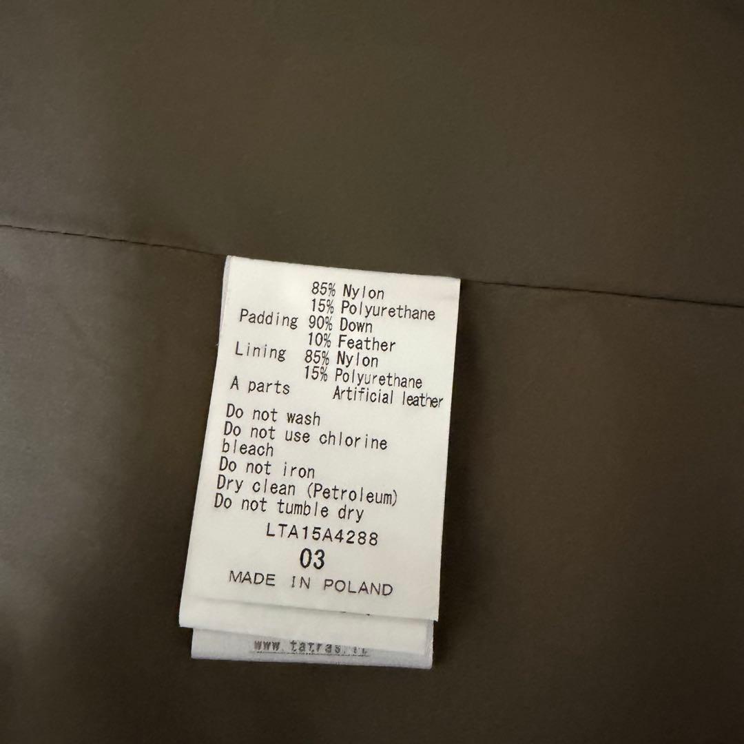 【美品 L】TATRAS タトラス 最高級　ダウンジャケット コート