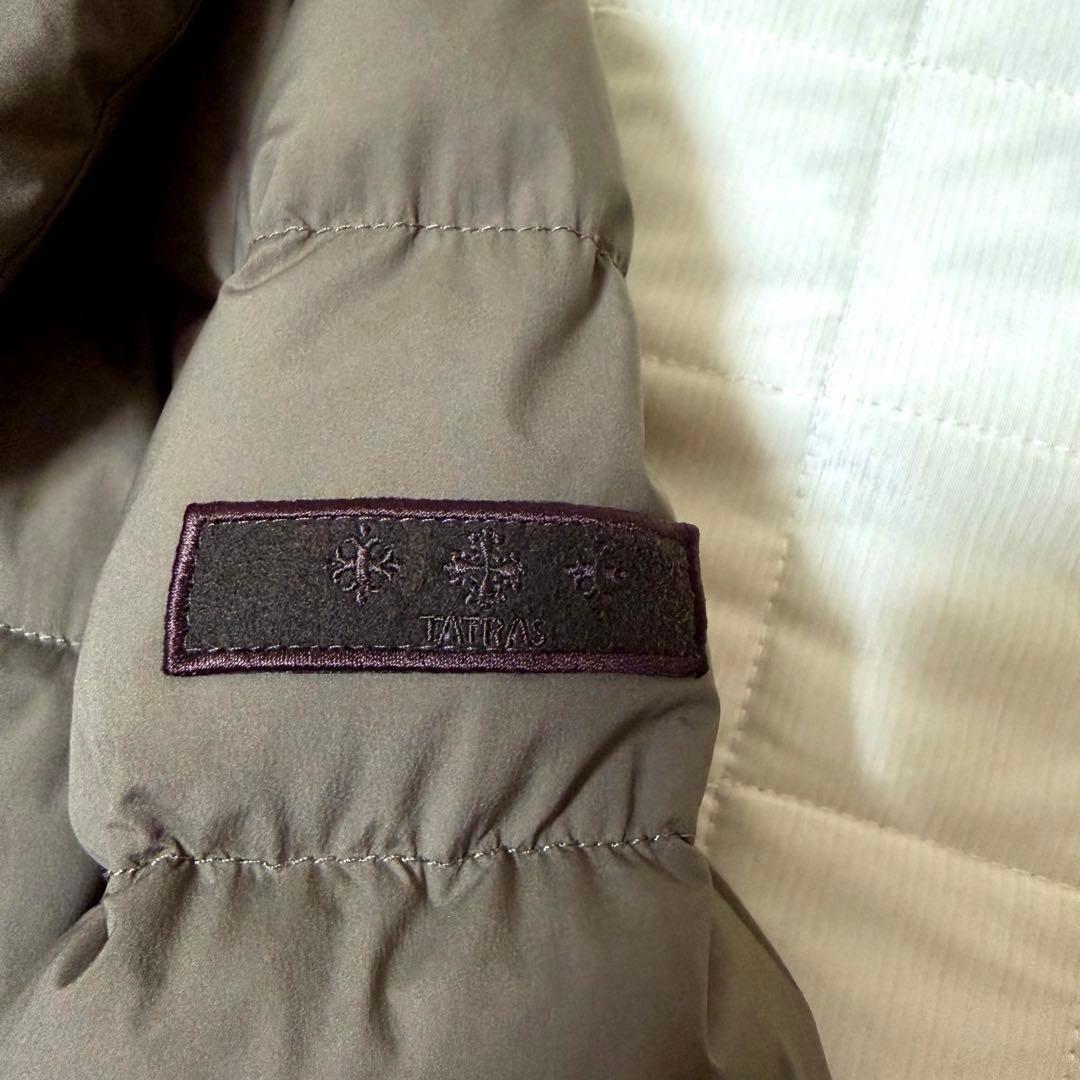 【美品 L】TATRAS タトラス 最高級　ダウンジャケット コート