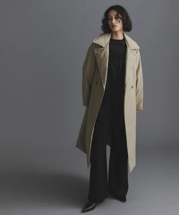 【新品】NANO UNIVERSE 西川ダウン/リバーシブルライトコート/M