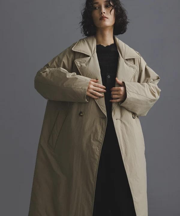 【新品】NANO UNIVERSE 西川ダウン/リバーシブルライトコート/M