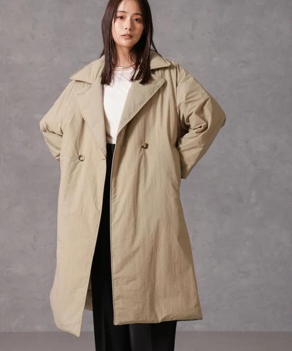 【新品】NANO UNIVERSE 西川ダウン/リバーシブルライトコート/M