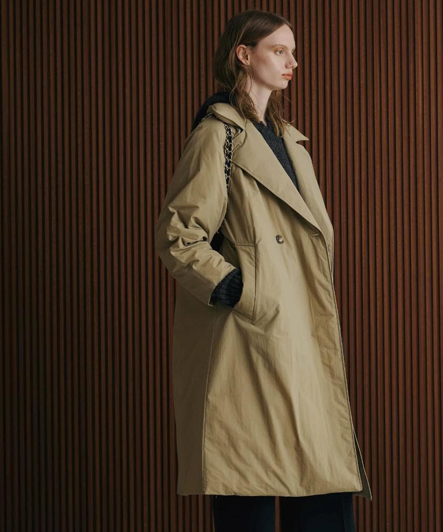 【新品】NANO UNIVERSE 西川ダウン/リバーシブルライトコート/M