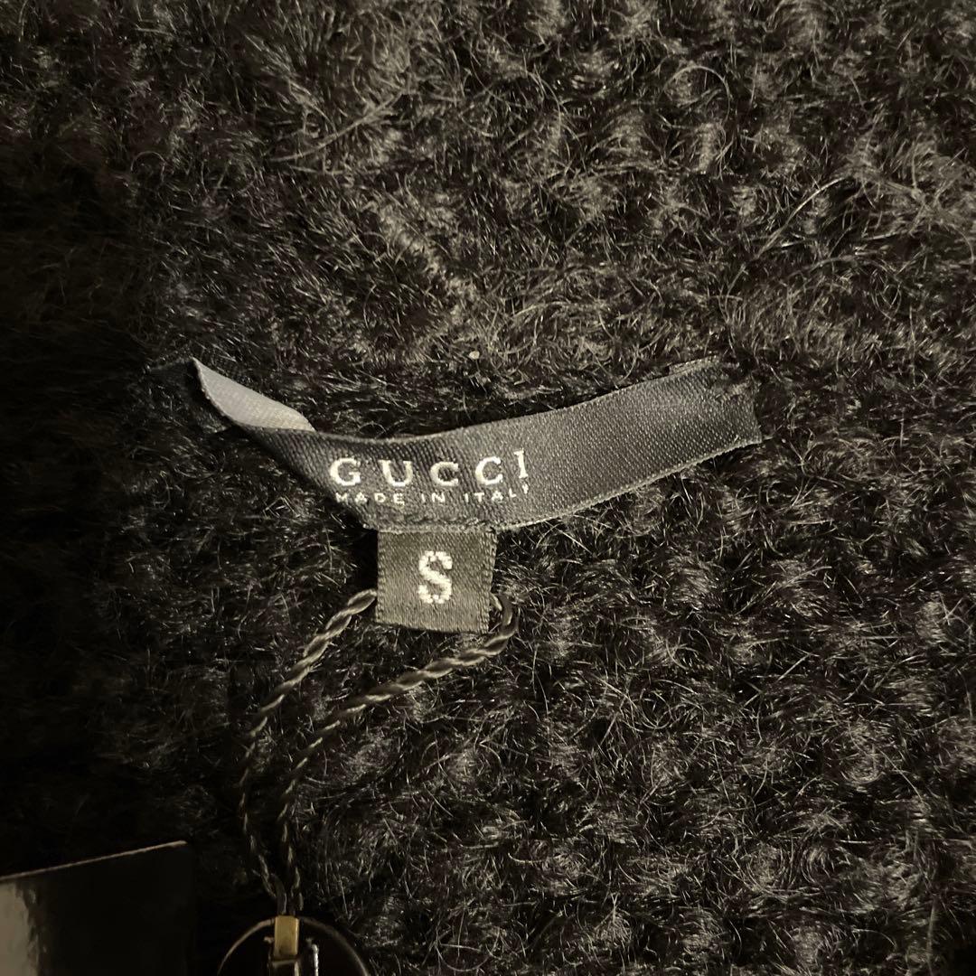 GUCCI ローゲージニット モヘア ブラック S