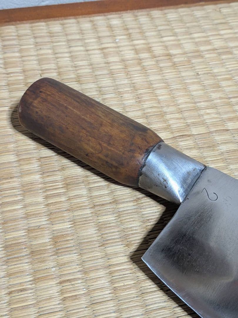 東京 杉本 中華包丁 刃渡り19.5cm 実用品