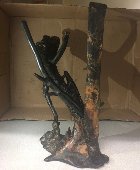 海松海唐松古物古藏家出品 置物 雕刻品材