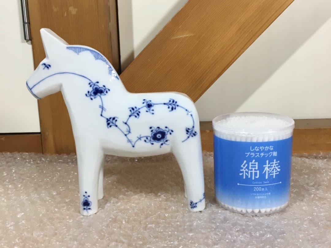○【極美品】 幸せを呼ぶ馬 ロイヤルコペンハーゲン ダーラナホース 陶器【希少】