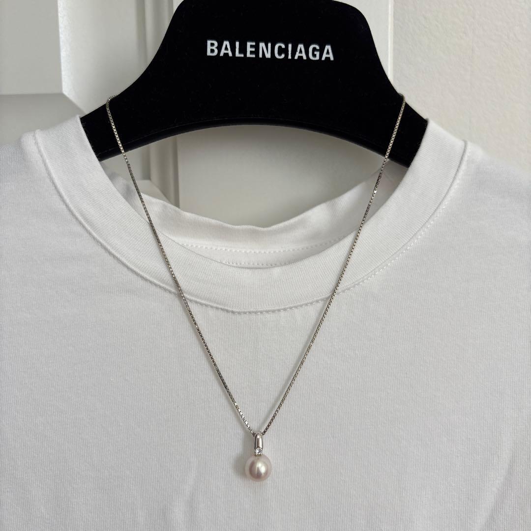 浜幸HAMACO あこや真珠　パールネックレス　9-9.5ミリ