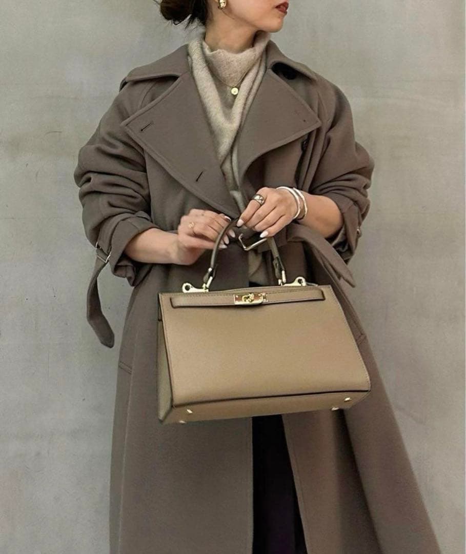 アニュアンス　ウールトレンチコート