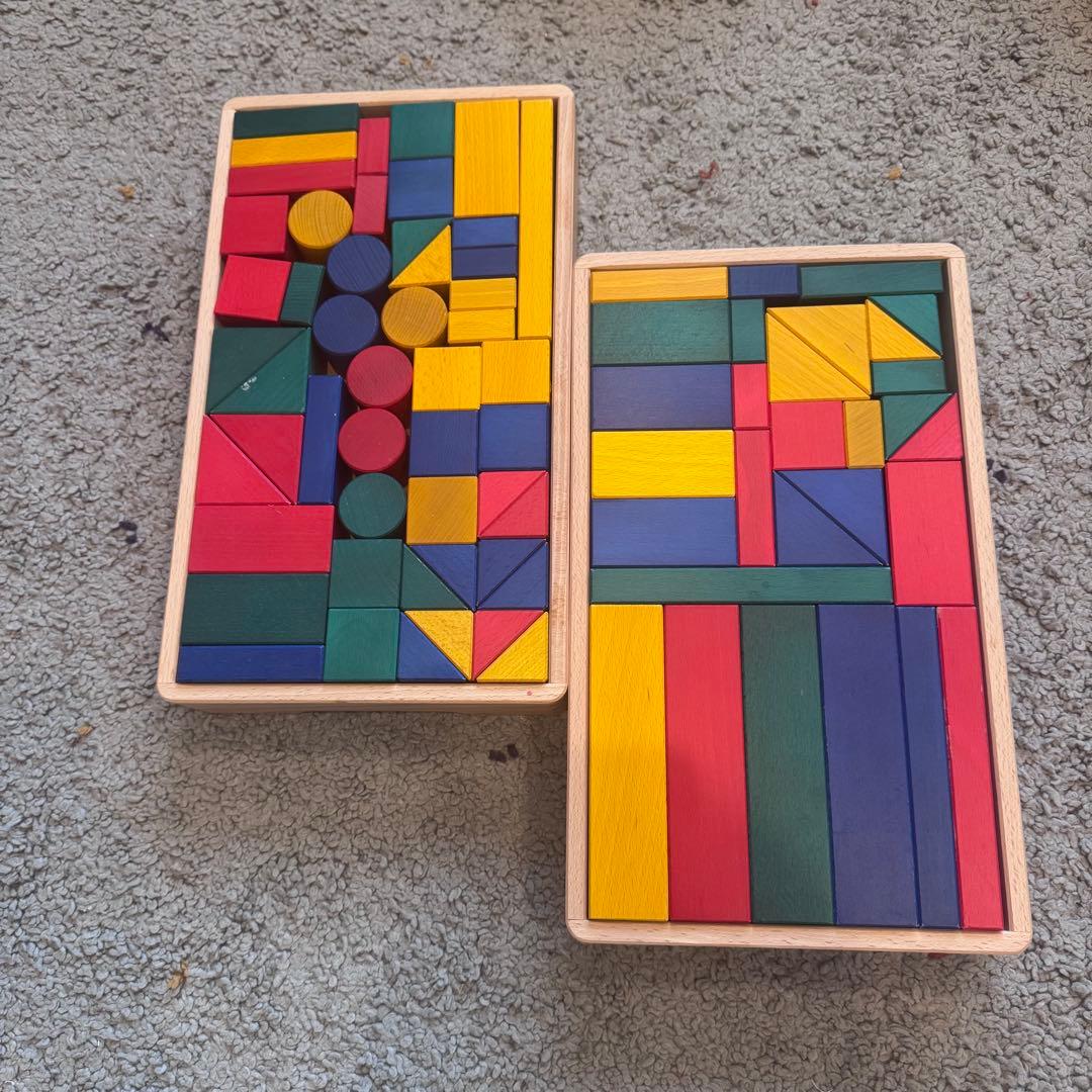 伸芽会　積み木