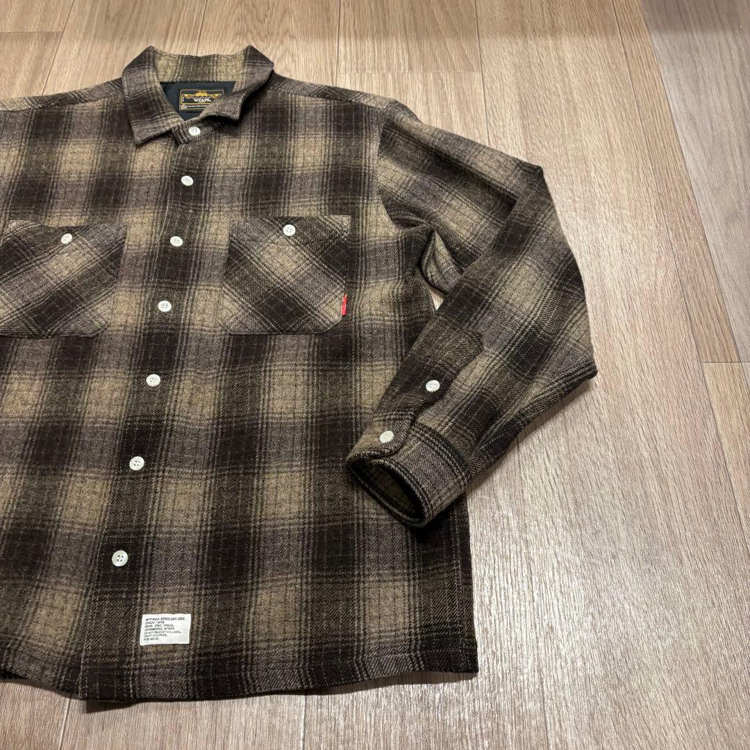 WTAPS ウールシャツ 短丈