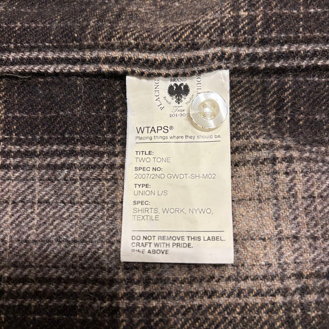 WTAPS ウールシャツ 短丈