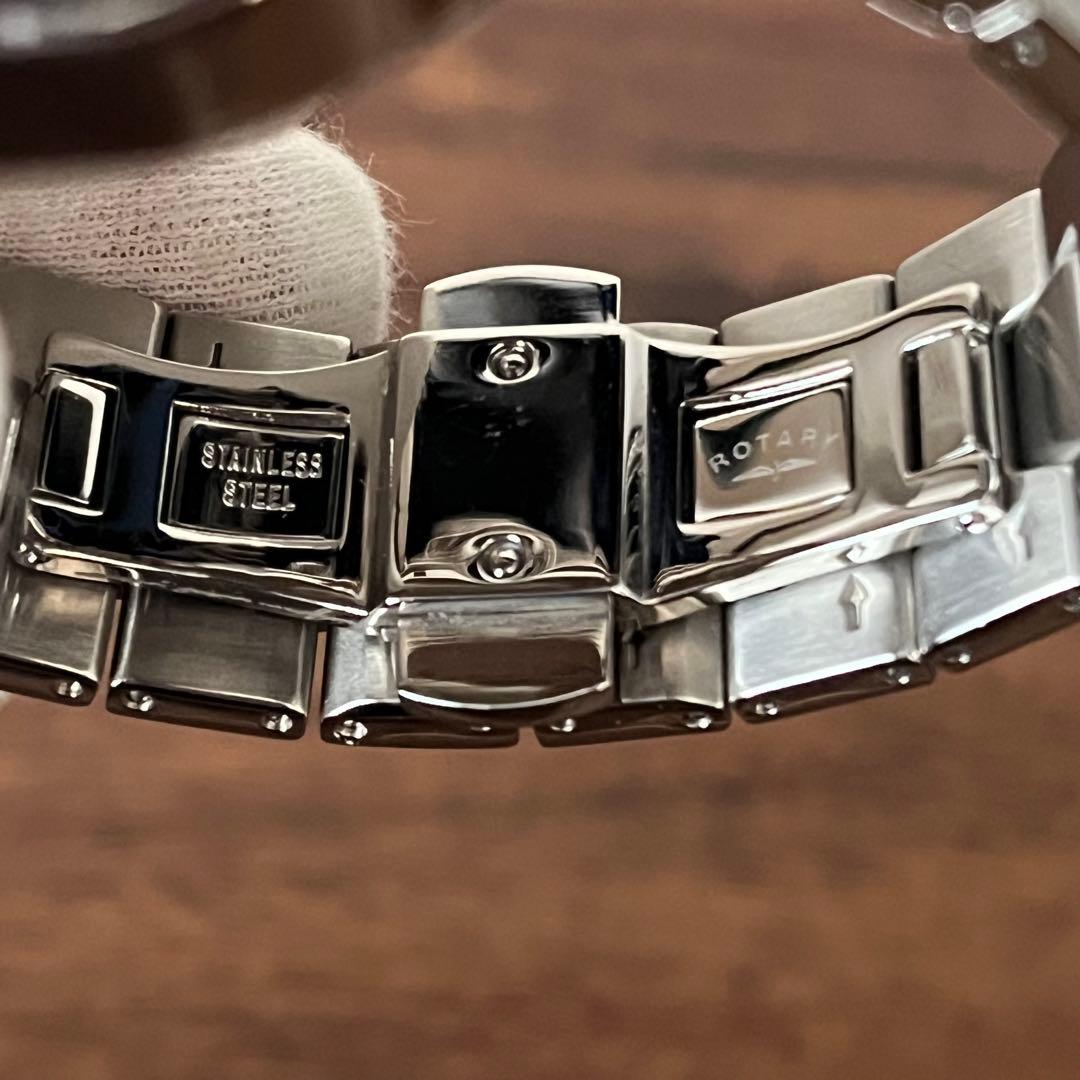 【未使用級！！】ロータリー リージェント 腕時計 クロノグラフ メンズ