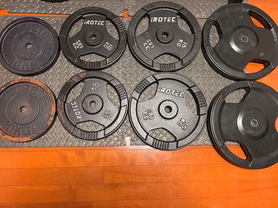 【引取限定】iROTEC ウエイトプレート 10kg 15kg 20kg 他