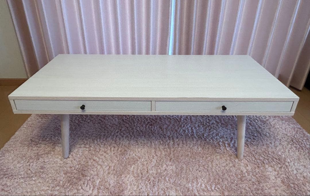 ローテーブル　引き出しあり