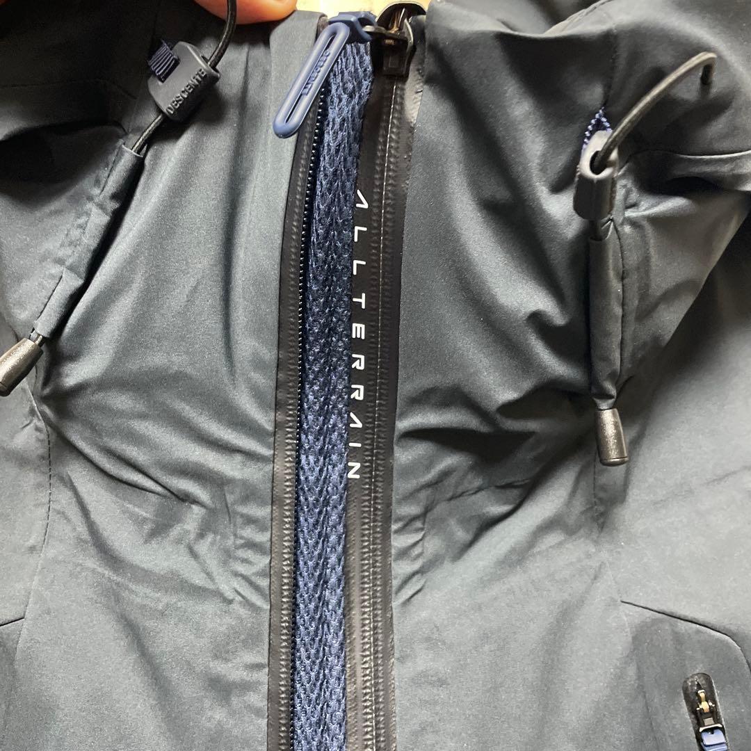 デサント×エディフィス　オルテライン　クレアス　マウンテンパーカー　ネイビーM