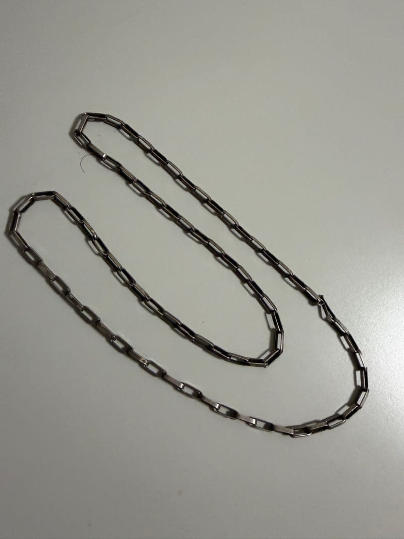 シルバーネックレス ナバホチェーン インディアンジュエリー