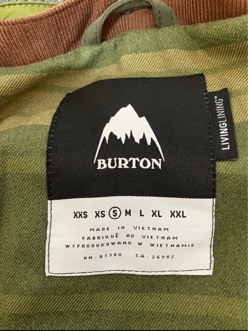 ま*ら様 Burton フード付きジャケット オリーブ