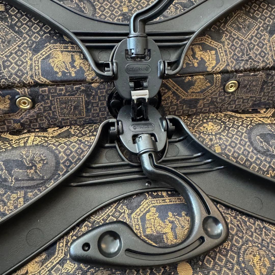 MARUEM マルエム　松崎　スーツ収納バッグ　ガーメントバッグ　本革　鍵付き