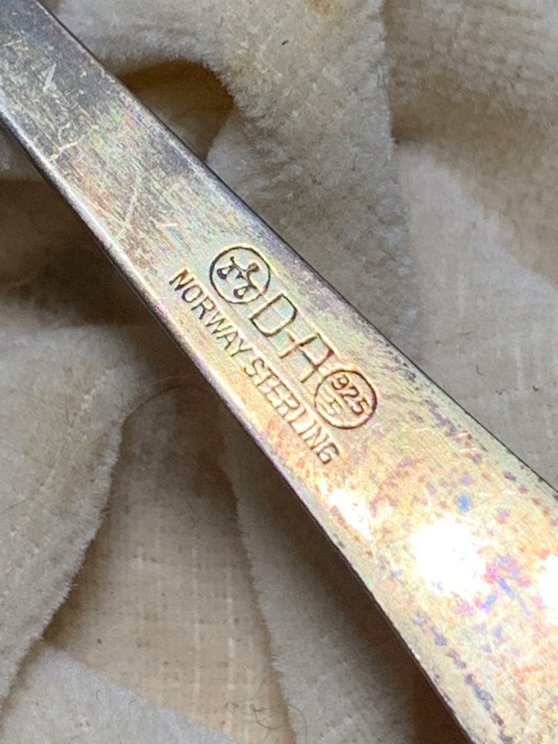 Norway sterling silver 925 スプーン シュガートング