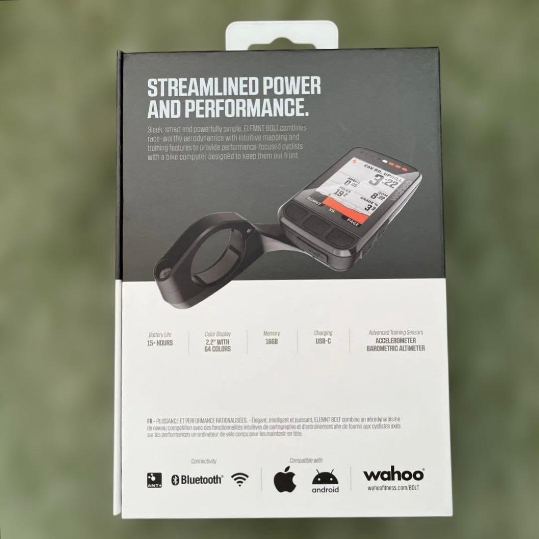 【動作確認済み】wahoo エレメント ELEMNT BOLT WFCC5 V2