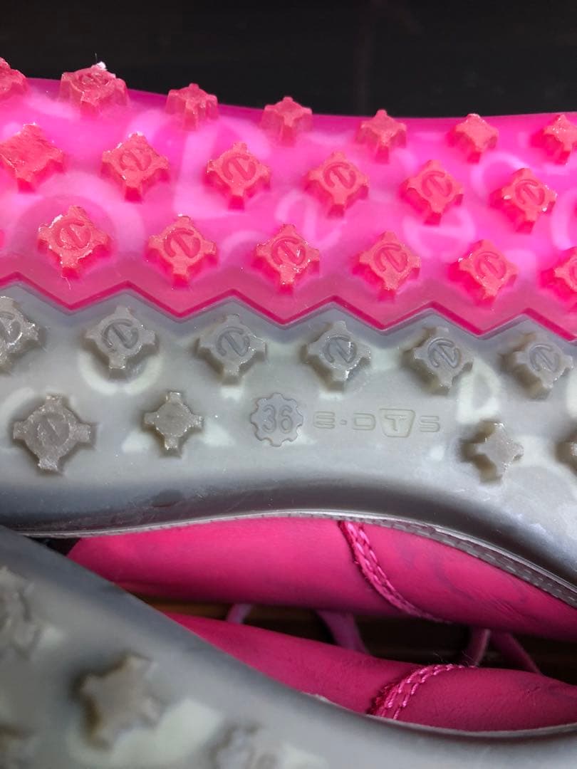 ECCOゴルフシューズ 36 23.0cm紐式 スパイクレス