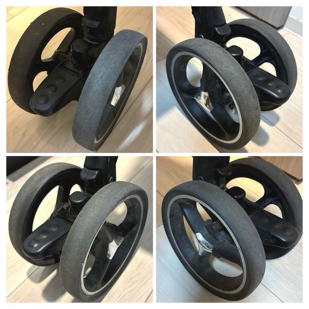 Aprica ラクーナビッテクッション 軽量 ベビーカー A型 レザーハンドル