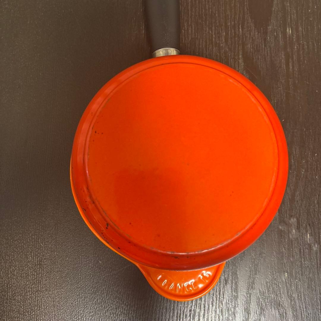 LE CREUSET　ソースパン オレンジ　片手鍋　16cm
