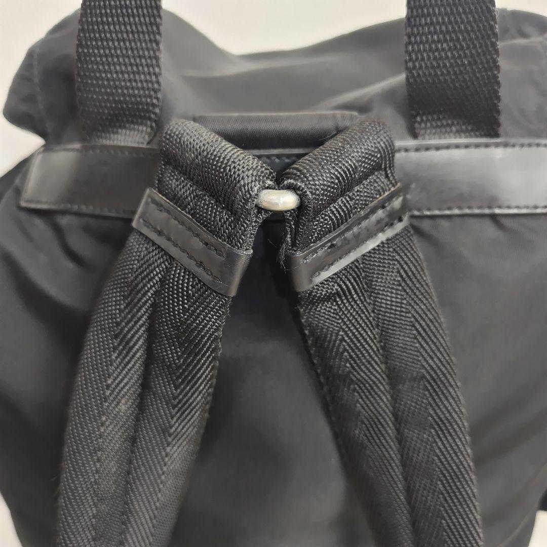 ✨美品✨Gカード付✨プラダ リュック 三角ロゴ 巾着 テスートナイロン ベルト