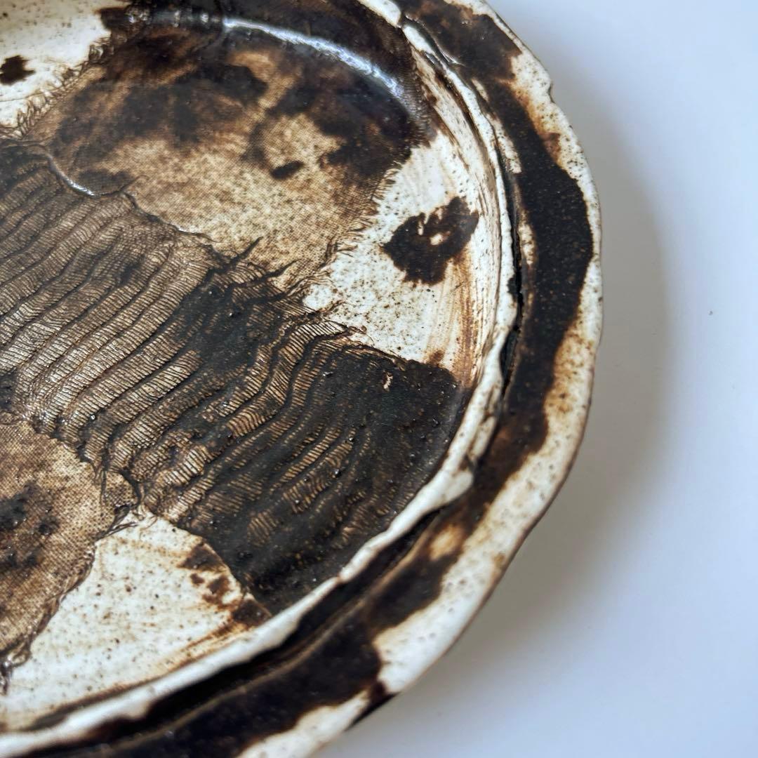 河合和美さん　クロス皿　1枚　未使用