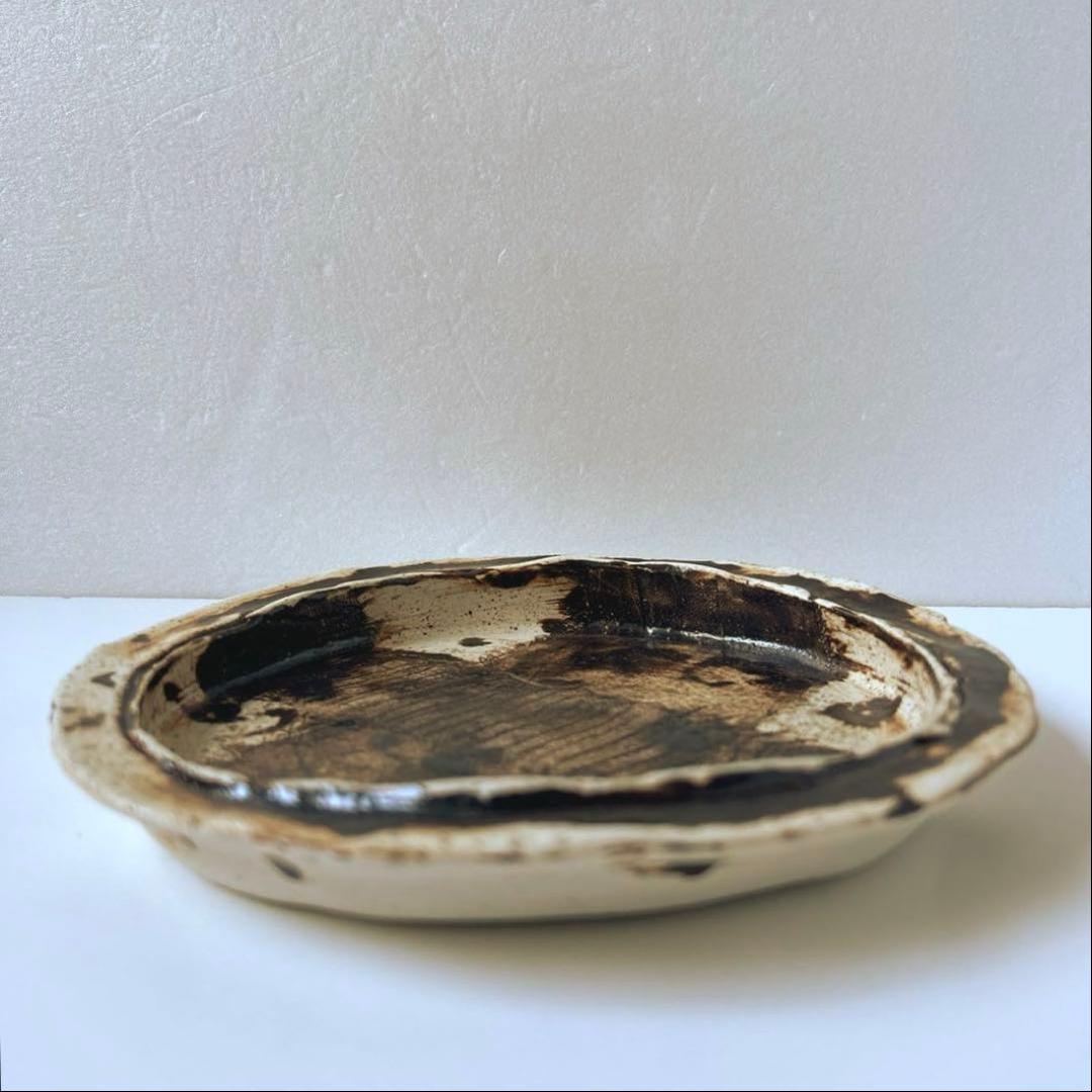 河合和美さん　クロス皿　1枚　未使用