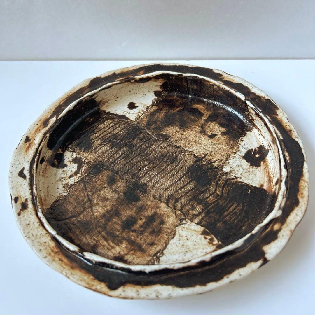 河合和美さん　クロス皿　1枚　未使用