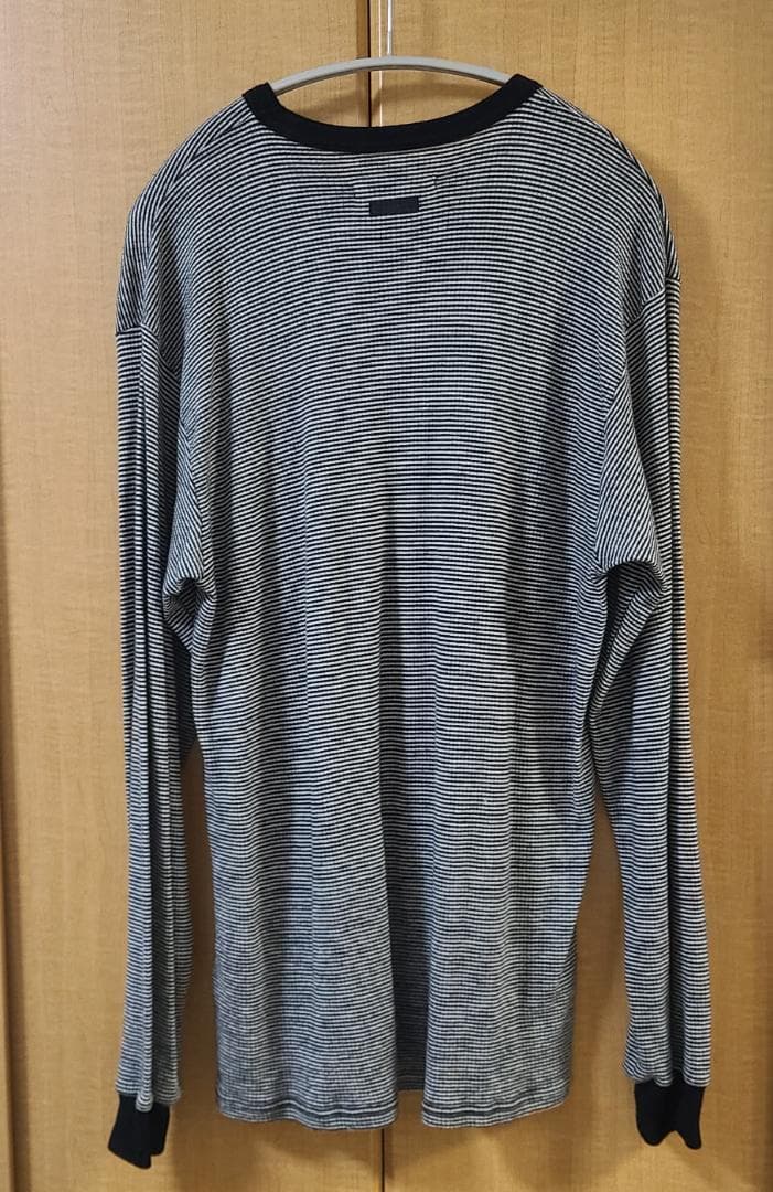 トップス Striped Wool Oversized Long Sleeve Tee S