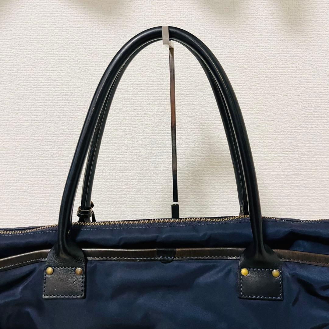 【美品】フェリージ Felisi トートバッグ　20-19 ネイビー