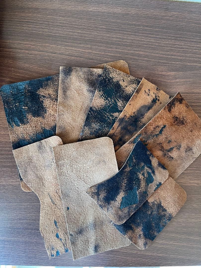 抹茶San MARYAM ホースフロント ミドルトラッカーウォレット 茶芯